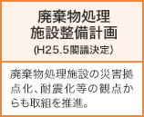 廃棄物処理施設整備計画（H25.5閣議決定）